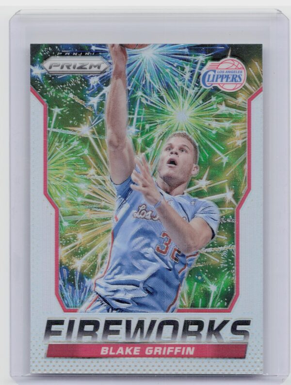 2014-15 Prizm Blake Griffin #1 Clippers Fireworks