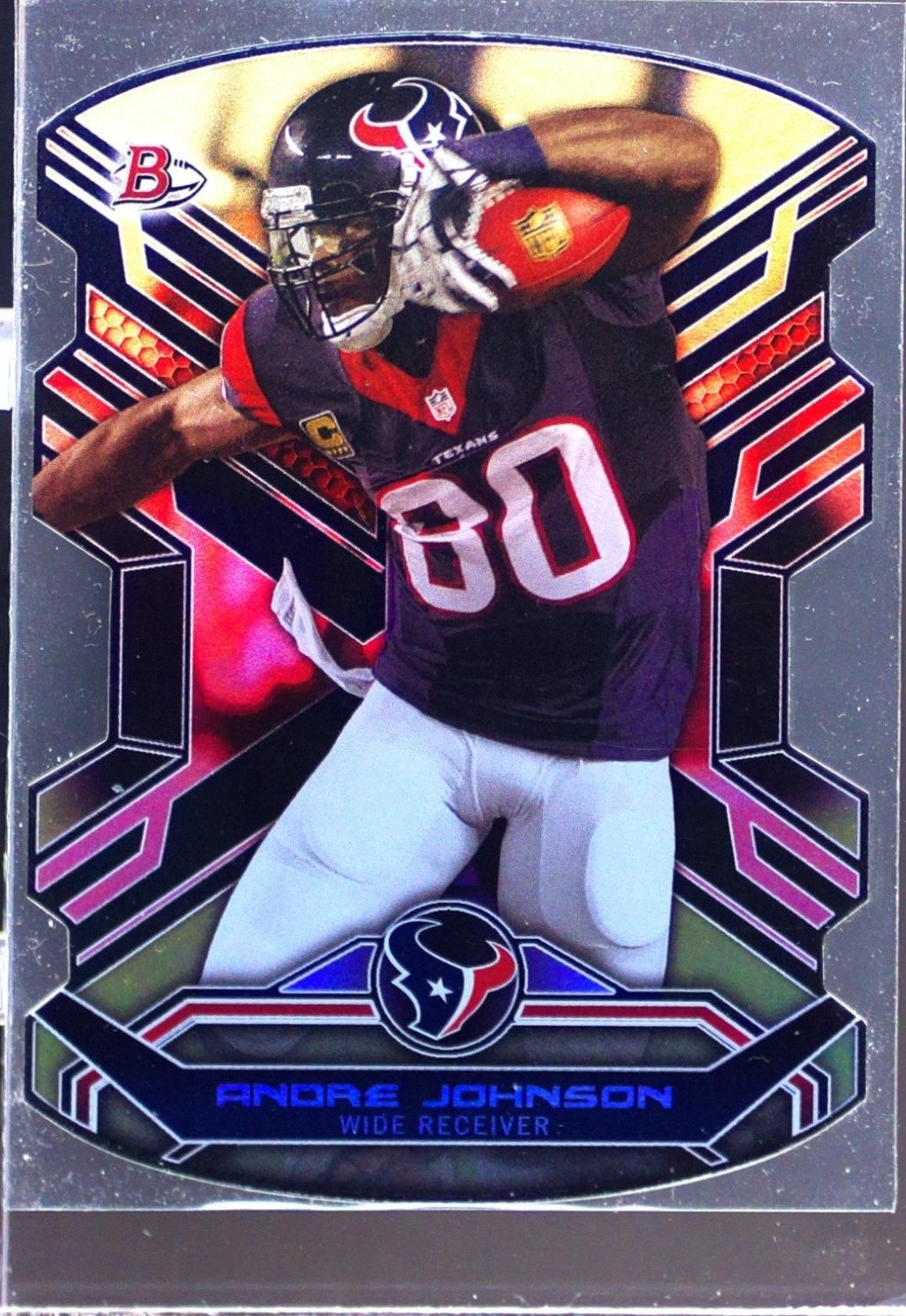 2014 Bowman Andre Johnson #30 Texans Die Cut