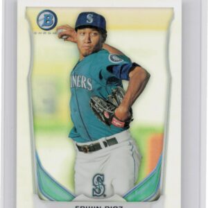 2014 Bowman Edwin Diaz /500 #BCP15 Mariners Chrome Prospects Refractors