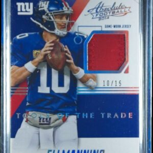 2014 Panini Absolute Eli Manning SN15 MEM #TT-EM Giants Tools of the Trade Prime