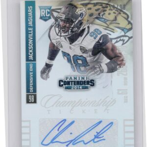 2014 Panini Contenders Chris Smith Championship Ticket AU SN99 #114 Jaguars
