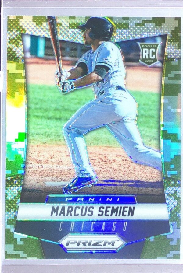 2014 Prizm Marcus Semien Prizms Camo RC #194 Sox