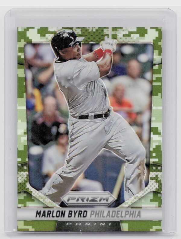 2014 Prizm Marlon Byrd Prizms Camo #51 Phillies