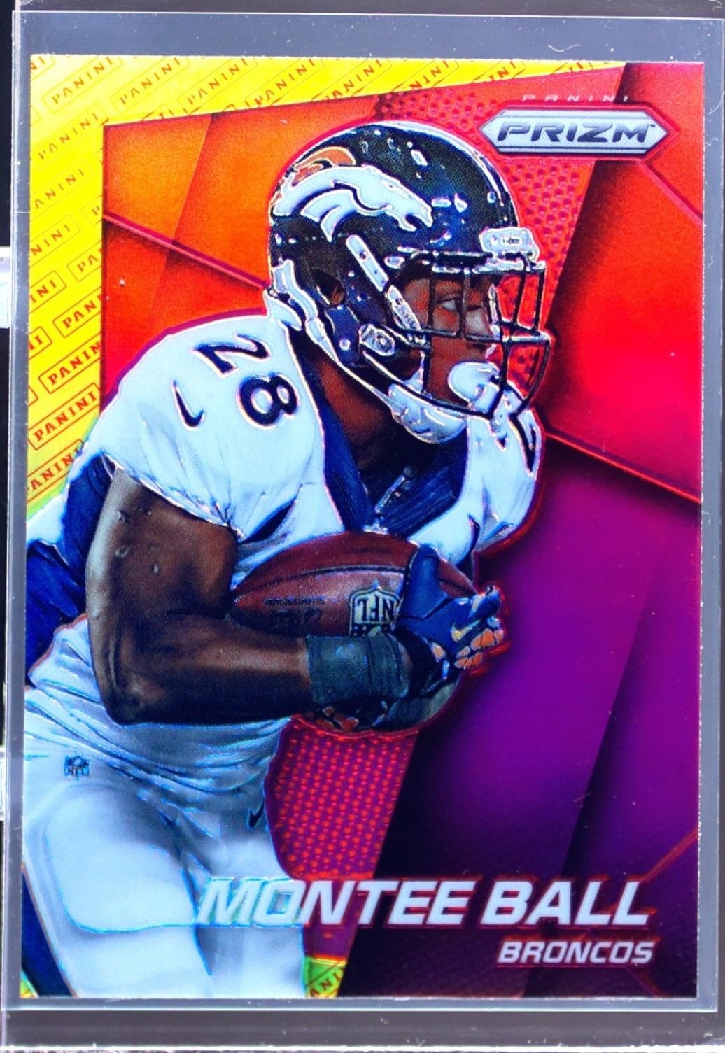 2014 Prizm Montee Ball Panini Logo Prizm #31 Broncos