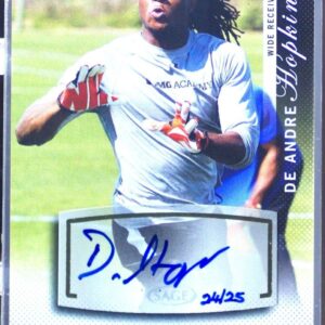 2014 Sage Autographed DeAndre Hopkins Auto /25 #S9 Tigers Sophomore Gold