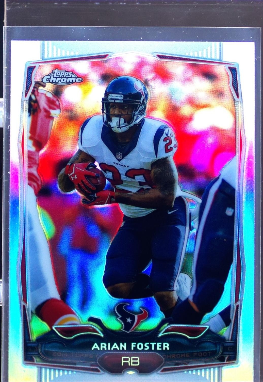 2014 Topps Chrome Arian Foster Refractor #107 Texans