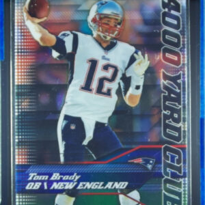2014 Topps Chrome Tom Brady #1 Patriots 4,000 Yard Club