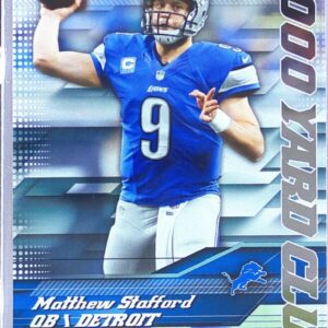 2014 Topps Matthew Stafford #9 Lions 4000 Yard Club
