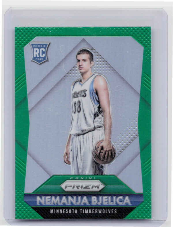 2015-16 Panini Prizm Nemanja Bjelica Green Prizms #350 Timberwolves