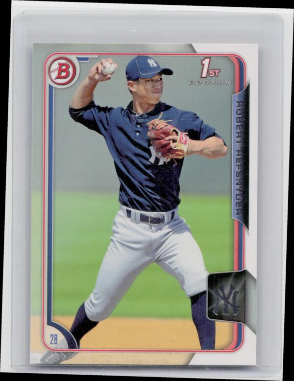 2015 Bowman Robert Refsnyder #BP104 Yankees Prospects