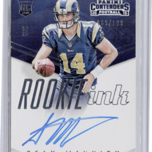 2015 Panini Contenders Sean Mannion AU SN199 #INK-SM Rams Rookie Ink RPS