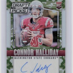 2015 Panini Prizm Collegiate Draft Picks Connor Halliday AU SN199 #169 Cougars