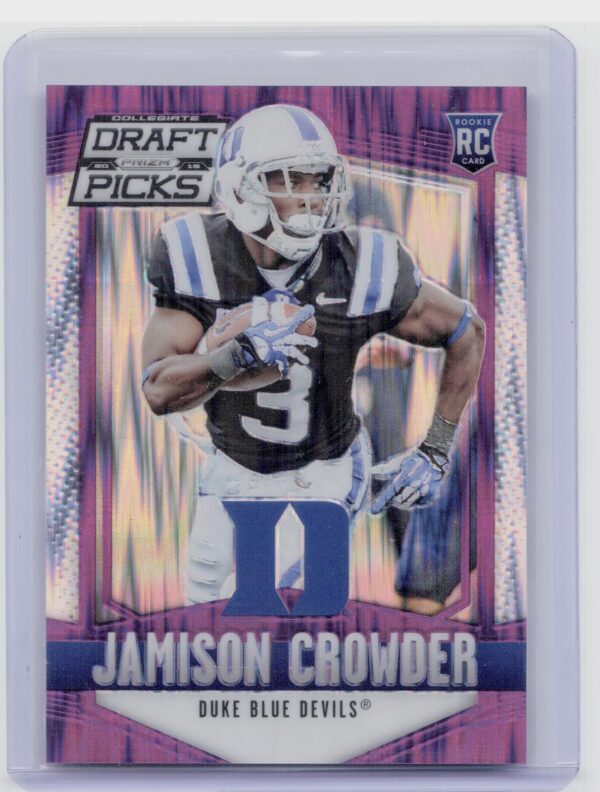 2015 Prizm Collegiate Draft Picks Jamison Crowder Prizms Purple /99 #198 Devils