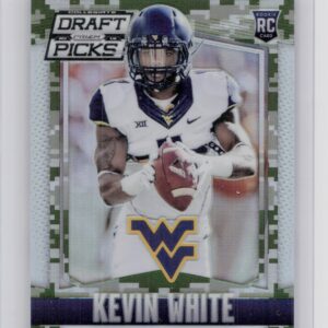 2015 Prizm Collegiate Draft Picks Kevin White Prizms Camo /199 #128 Mountaineer