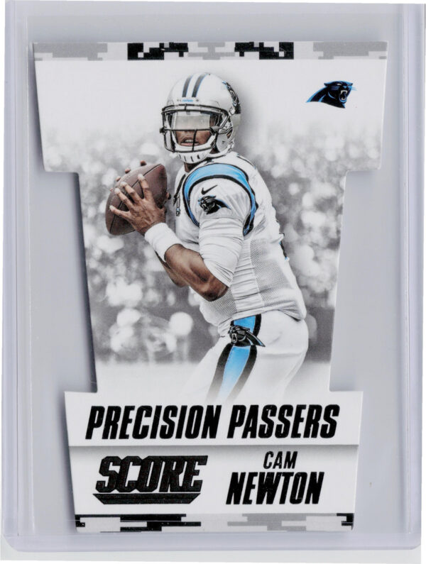 2015 Score Cam Newton #5 Panthers Precision Passers Night Camo