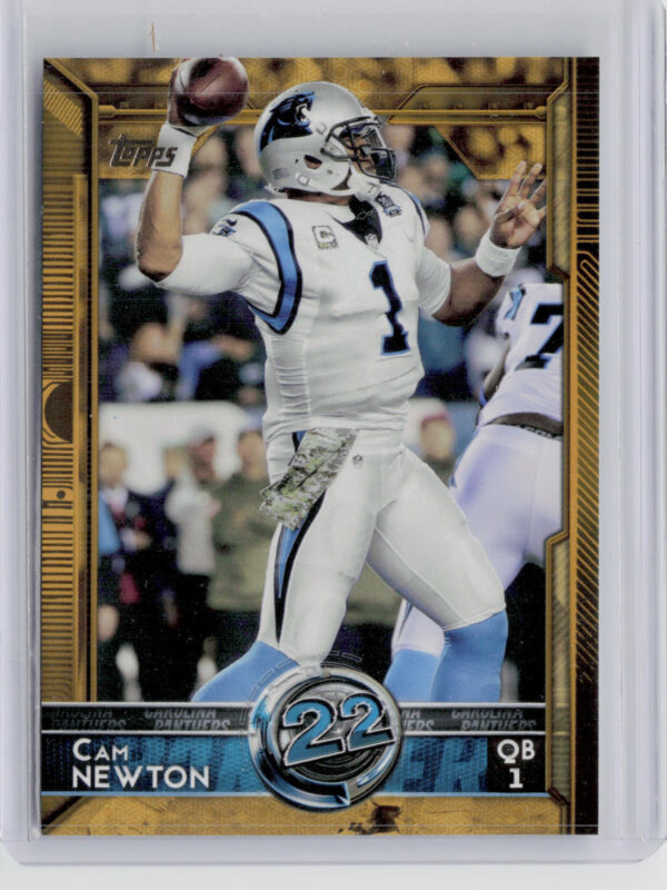 2015 Topps Cam Newton Gold SN2015 #347 Panthers