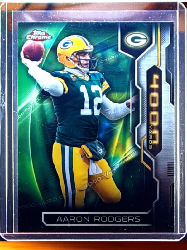 2015 Topps Chrome Aaron Rodgers #AT4K-AR Packers All Time 4000 Yard Club