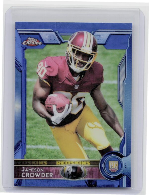 2015 Topps Chrome Jamison Crowder Blue Refractor /199 #172 Redskins