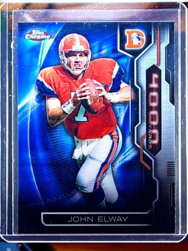 2015 Topps Chrome John Elway #AT4K-JE Broncos All Time 4000 Yard Club