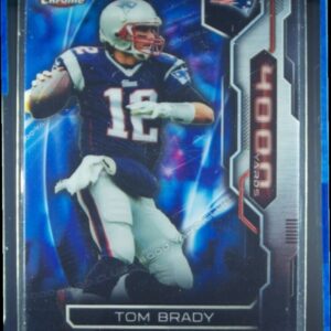 2015 Topps Chrome Tom Brady #AT4K-TB Patriots All Time 4000 Yard Club