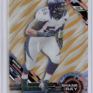 2015 Topps High Tek Shane Ray AU SN50 #39 Broncos Autographs Gold Diffractor