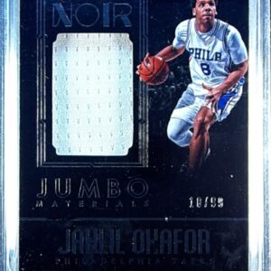 2016-17 Panini Noir Jahlil Okafor /99 JSY #48 76ers Jumbo Materials