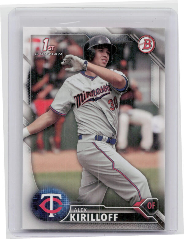 2016 Bowman Draft Alex Kirilloff #BD-90 Twins