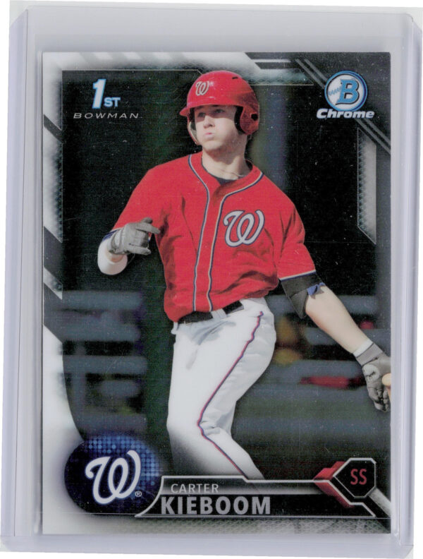 2016 Bowman Draft Carter Kieboom Chrome #BDC-16 Nationals