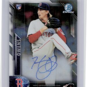 2016 Bowman Henry Owens AU #CRA-HOW Sox Chrome Rookie Autographs