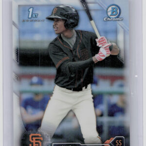 2016 Bowman Lucius Fox SN499 #BCP13 Giants Chrome Prospects Refractor