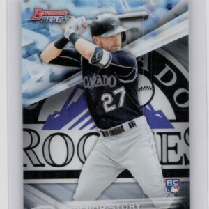 2016 Bowman's Best Trevor Story Refractor #12 Rockies