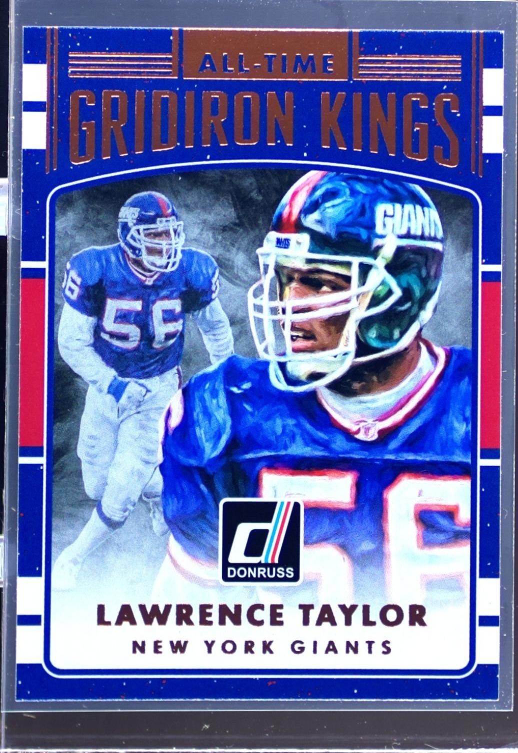 2016 Donruss Lawrence Taylor #21 Giants All Time Gridiron Kings