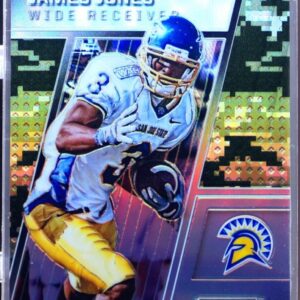 2016 Prizm Collegiate Draft Picks James Jones Prizms Camo /199 #46 Spartans