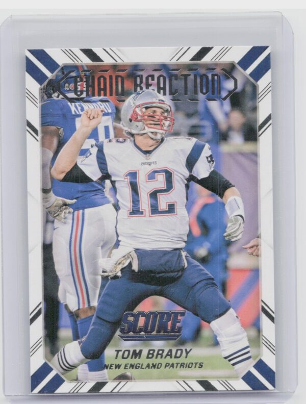 2016 Score Tom Brady #3 Patriots Chain Reaction