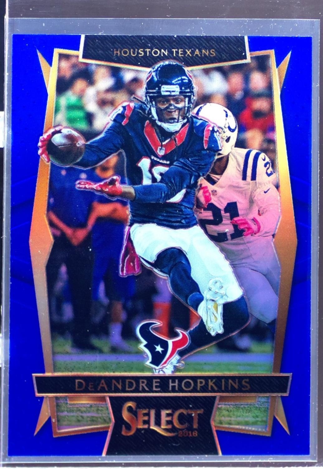2016 Select DeAndre Hopkins Blue Prizm /149 #52 Texans