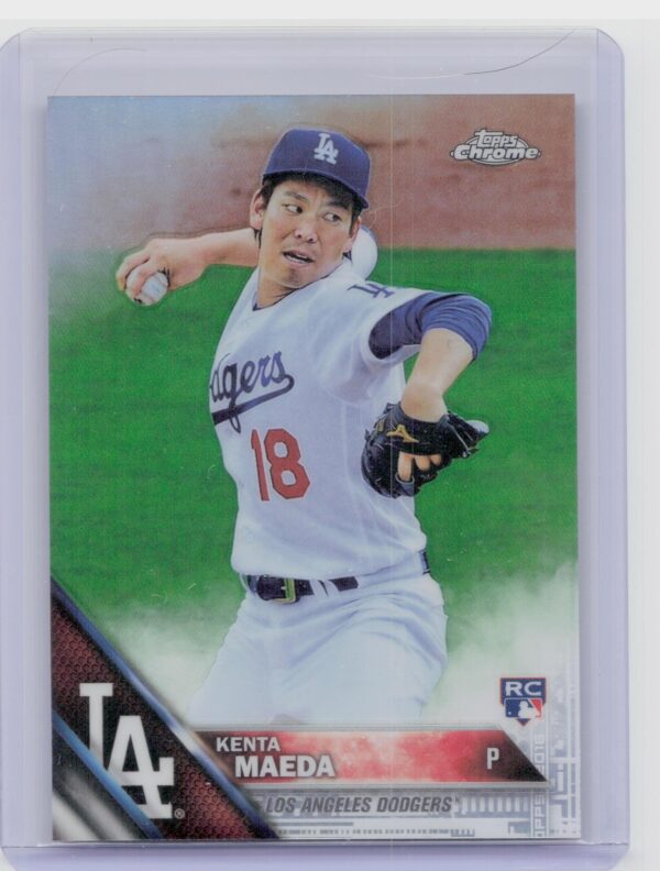 2016 Topps Chrome Kenta Maeda RC #92 Dodgers