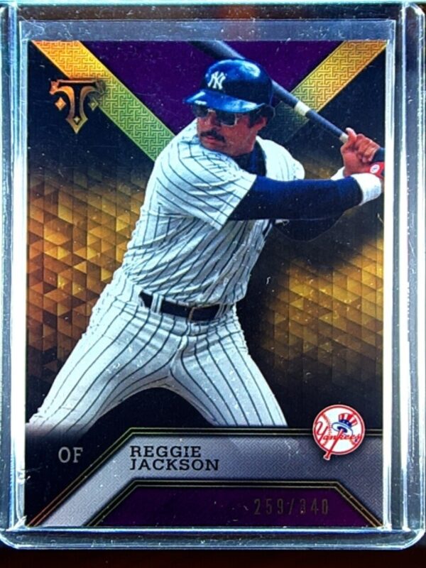 2016 Topps Triple Threads Reggie Jackson Amethyst /340 #21 Yankees