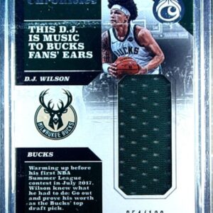 2017-18 Chronicles D.J. Wilson /199 JSY #CS-DJW Bucks