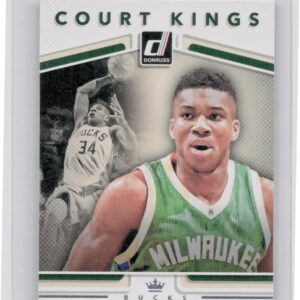 2017-18 Donruss Giannis Antetokounmpo #3 Bucks Court Kings