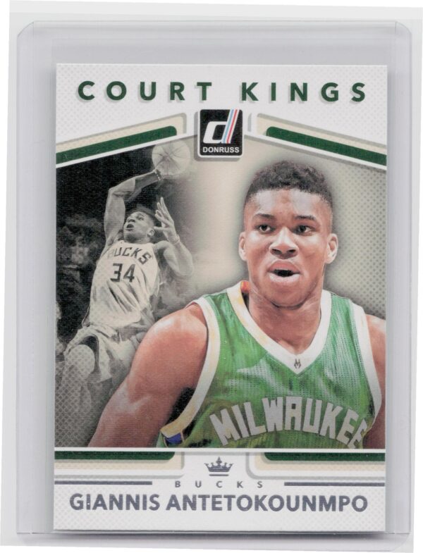 2017-18 Donruss Giannis Antetokounmpo #3 Bucks Court Kings