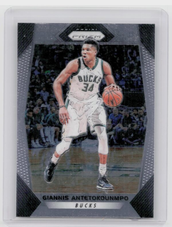 2017-18 Prizm Giannis Antetokounmpo #182 Bucks
