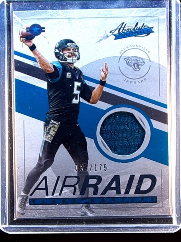 2017 Absolute Blake Bortles /175 JSY #19 Jaguars Air Raid