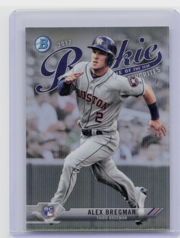 2017 Bowman Alex Bregman #ROYF-3 Astros Rookie of the Year Favorites