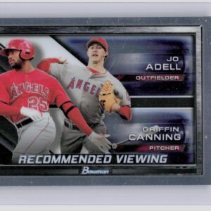 2017 Bowman Draft Jo Adell / Griffin Canning /5 #RV-LAA Angels Recommended View