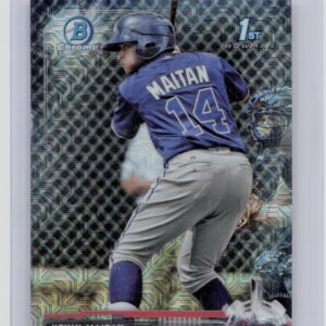 2017 Bowman Kevin Maitan #BCP100 Braves Chrome Prospects Mojo