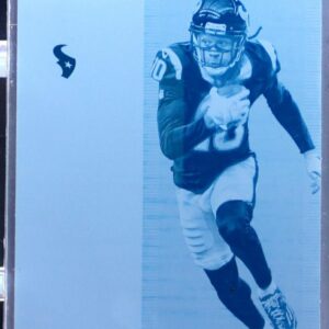 2017 Contenders DeAndre Hopkins Printing Plate Cyan 1/1 #15 Texans