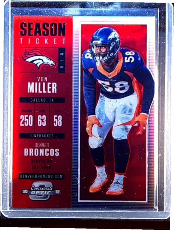 2017 Contenders Optic Von Miller #57 Broncos