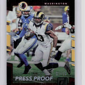 2017 Donruss Brian Quick Press Proof Black SN10 #244 Redskins