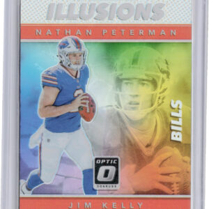 2017 Donruss Optic Jim Kelly / Nathan Peterman #1 Bills Illusions