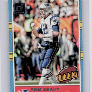 2017 Donruss Tom Brady #9 Patriots Highlights